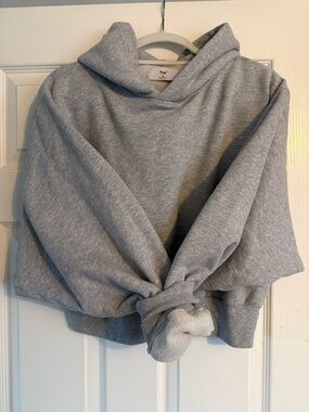 TNA Cozy Oversized Cropped Pullover Hoodie